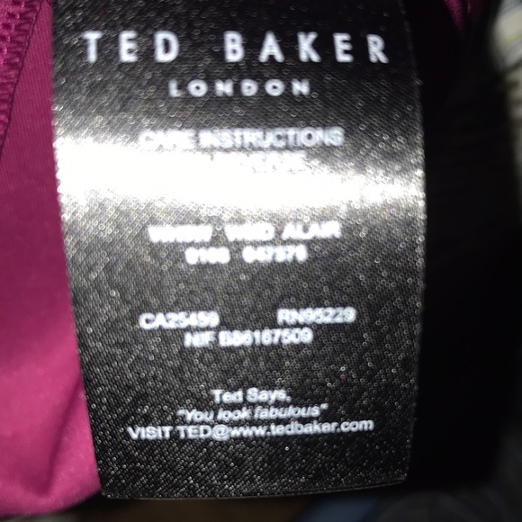 New TED BAKER Alair Pink V Neck Ruffle Collar
Dress - Picture 12 of 16